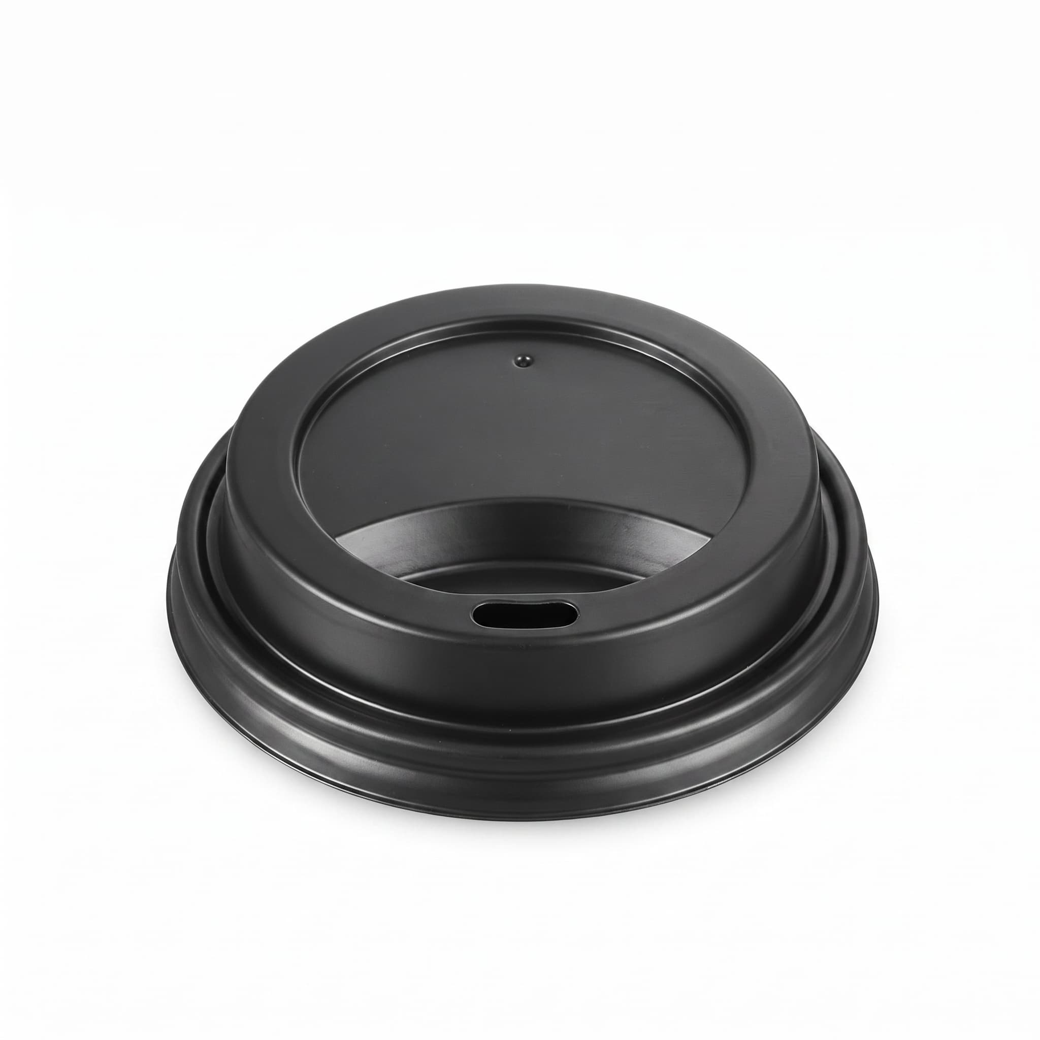 מכסה שחור לכוס נייר 9oz