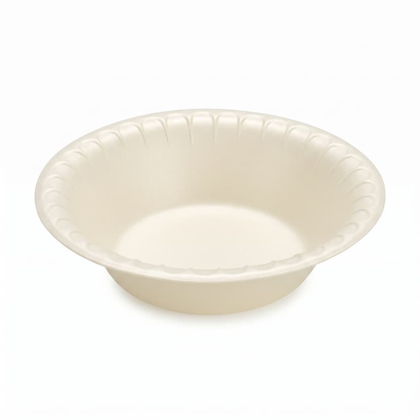 צלחת קלקר מרק 12OZ קרם 1000 יח'