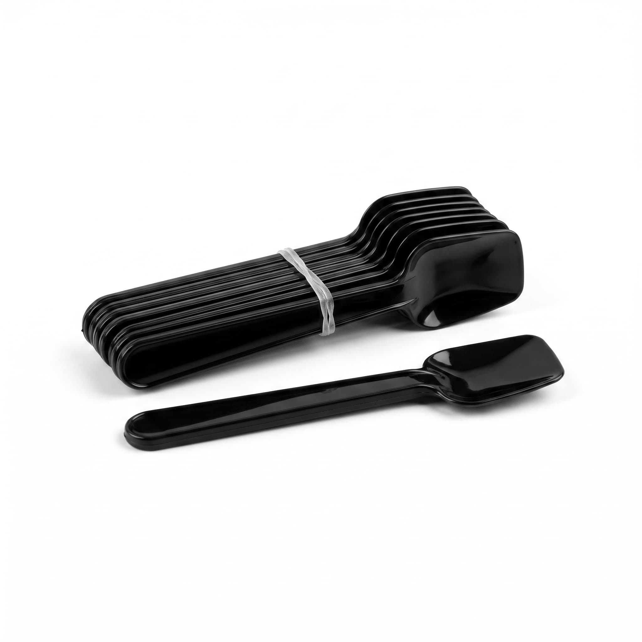כפיות גלידה שחור 1 ק"ג