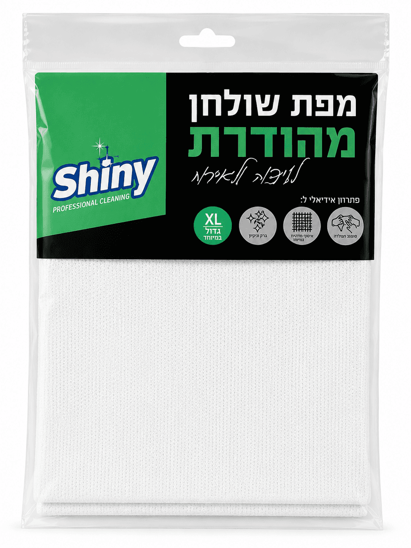 מפה ארוזה אל בד בצבע 180/120 ס"מ - לבן
