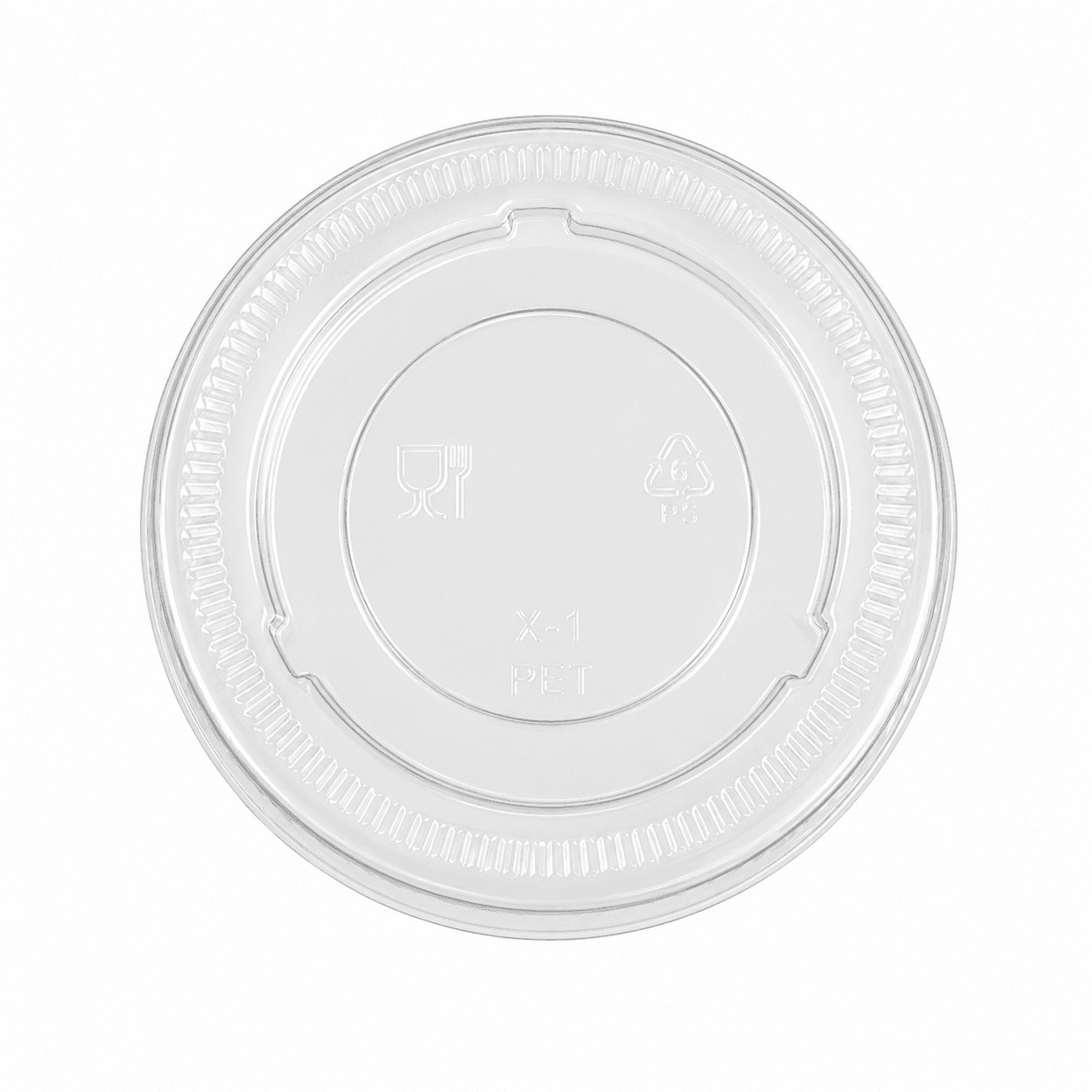 מכסה PET לגביע PP 3.25/4 OZ 2500 יח