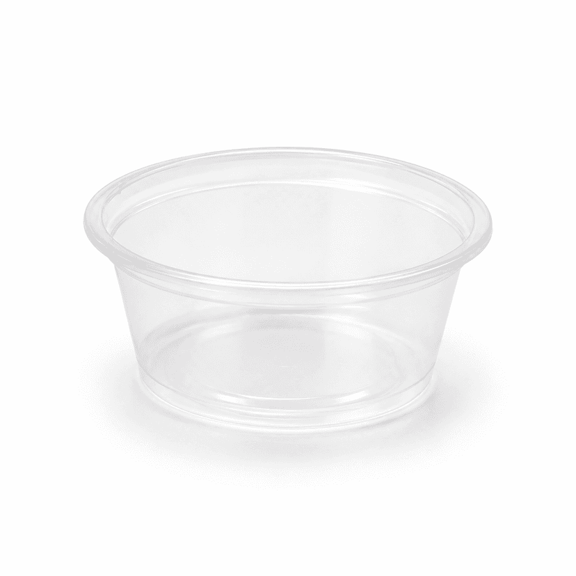 גביע רוטב קטן שקוף 0.75oz 2500 יח'