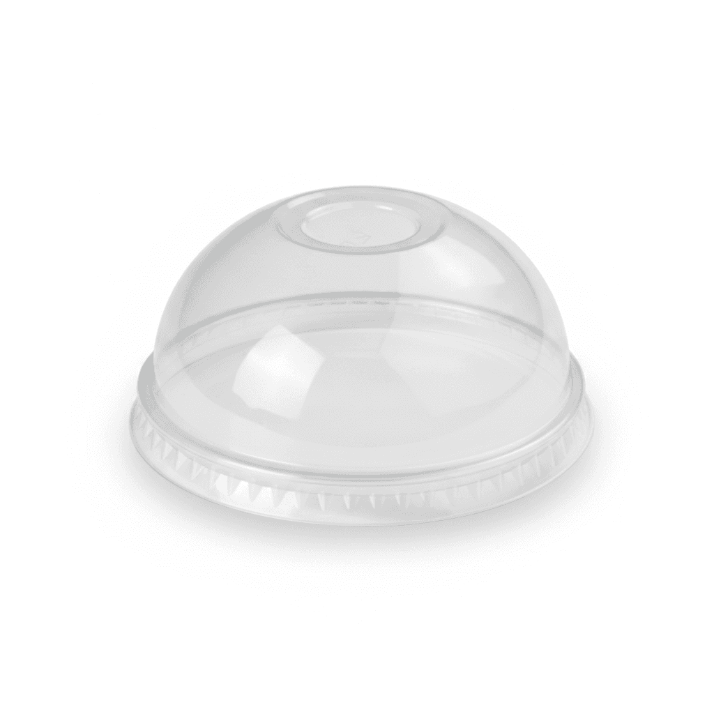 מכסה כיפה לכוס קרה מתכלה 360–500 מ"ל — כלי מתכלה על רקע לבן