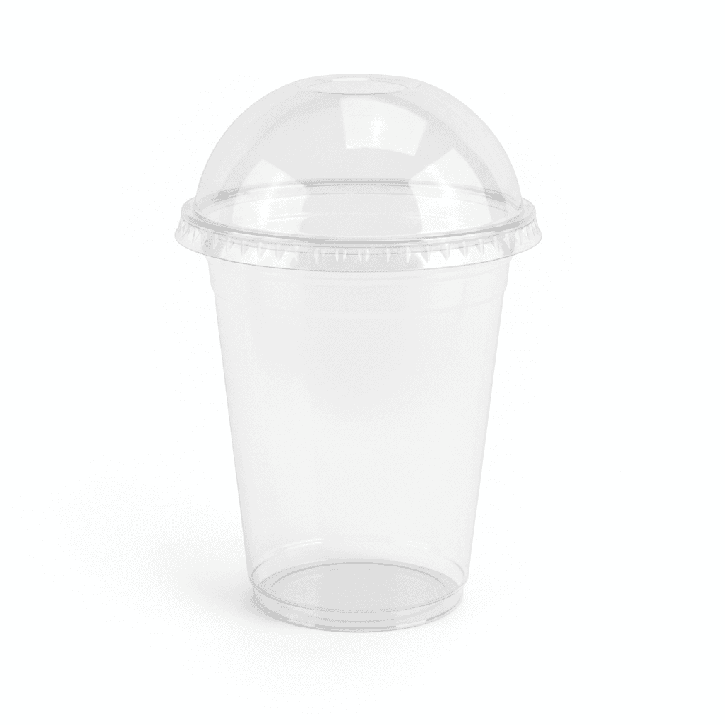 כוס מוזלי PLA מתכלה 500 מ"ל — כלי מתכלה על רקע לבן