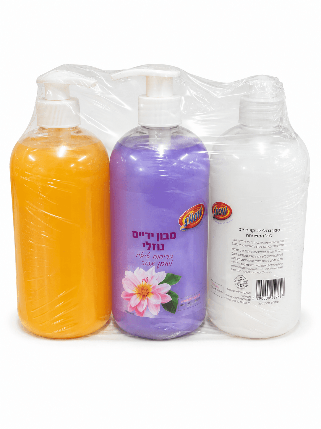 סבון ידיים מבושם + משאבה לחיץ