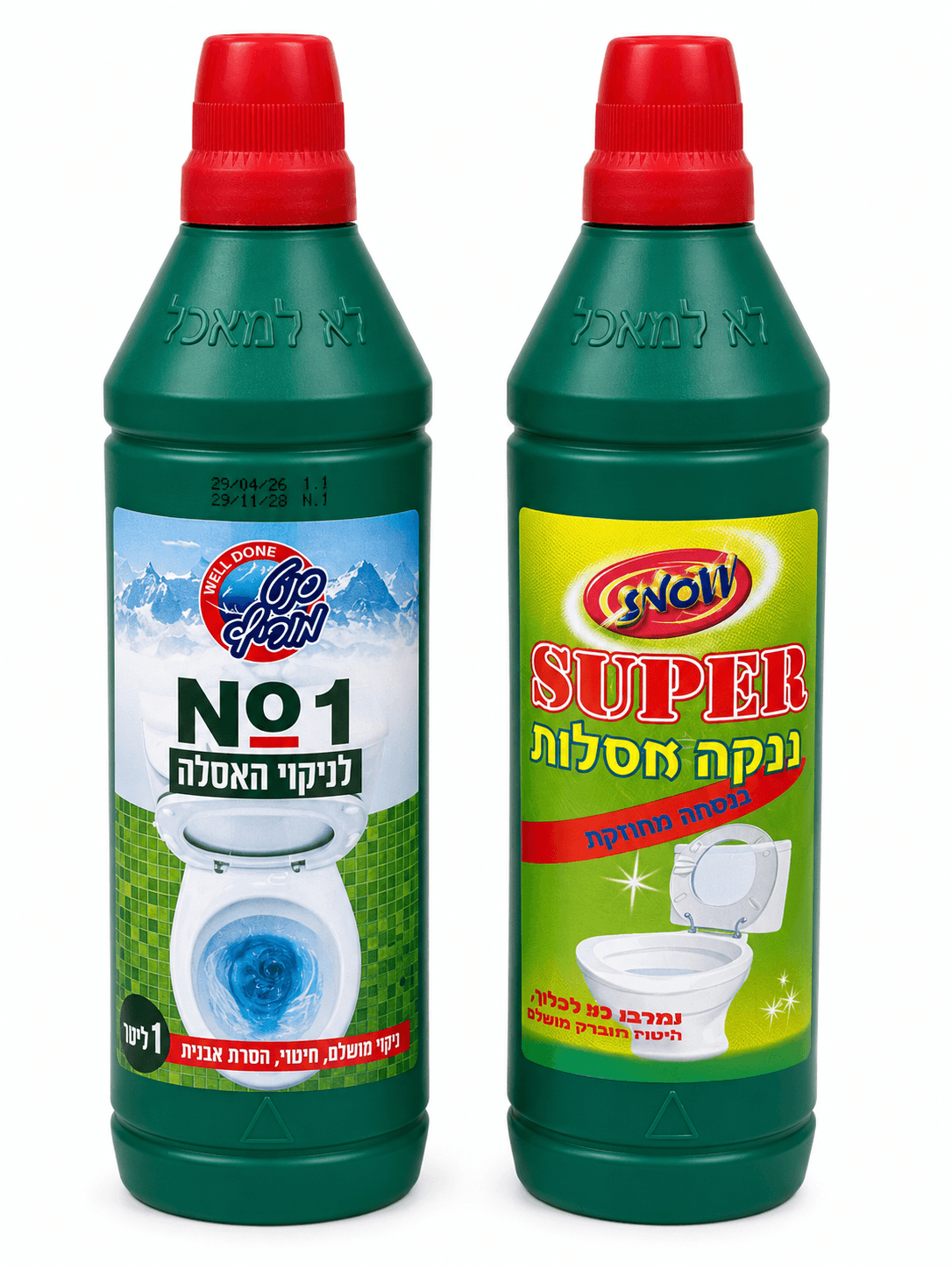 נוזל לניקוי וחיטוי אסלות — 1 ליטר